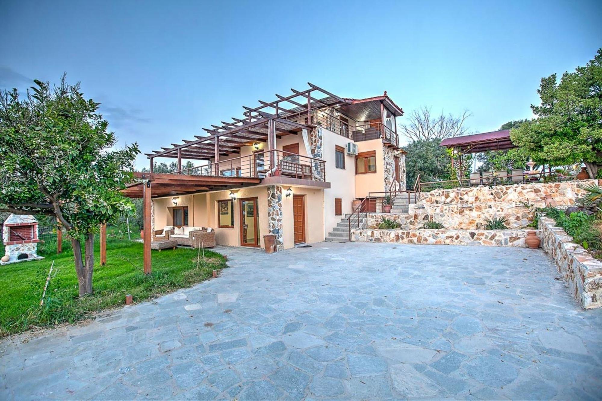 Villa Laskari Sea View Néa Mudaniá Kültér fotó